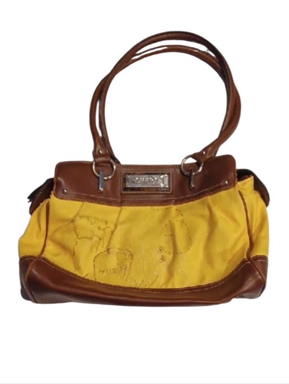 Chaps Winnie The Pooh Yellow and Brown Shoulder Bag